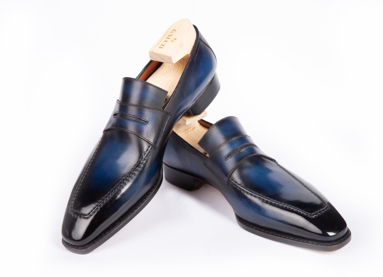 Dark Blue Patina Andy Loafer LE