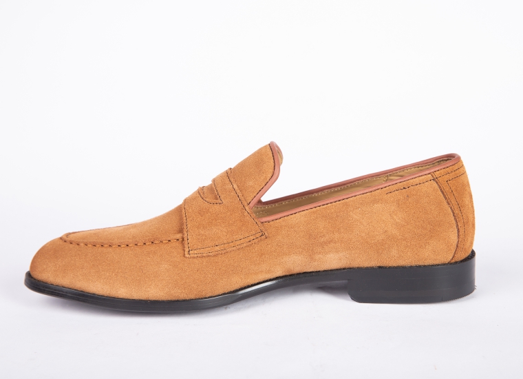 Penny Loafer Tan Suede RU