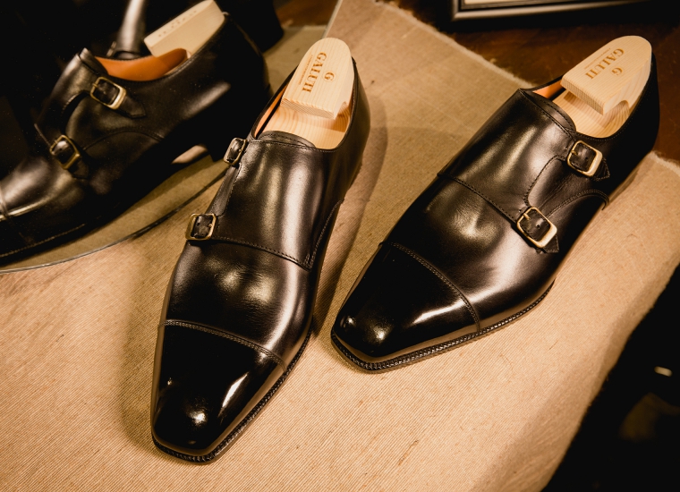 Black Double Monk Strap LE