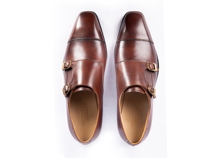 Brown Double Monk Strap RU