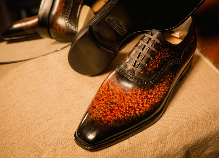 Oxford PlainToe Fire Amber LE
